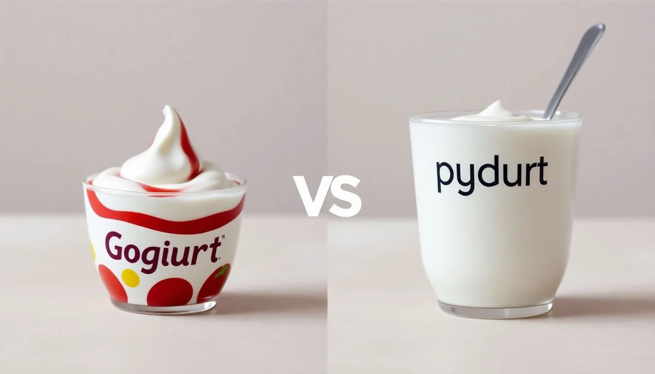 GoGurt vs Plain yogurt: fast label-based comparison
