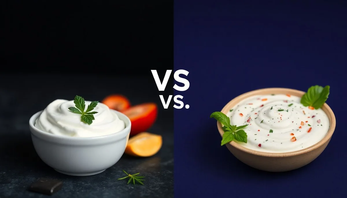 Greek Yogurt vs Tzatziki Dip Comparison