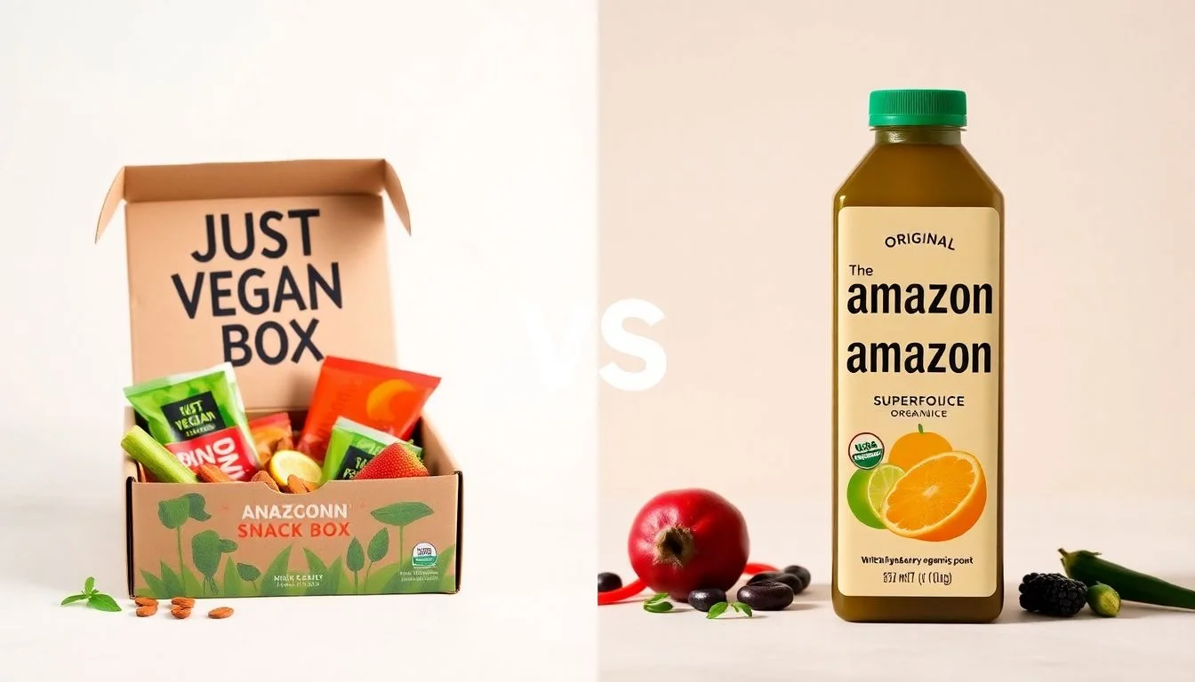 JUST VEGAN SNACK BOX vs The Original Amazon Superfood Organic Juice