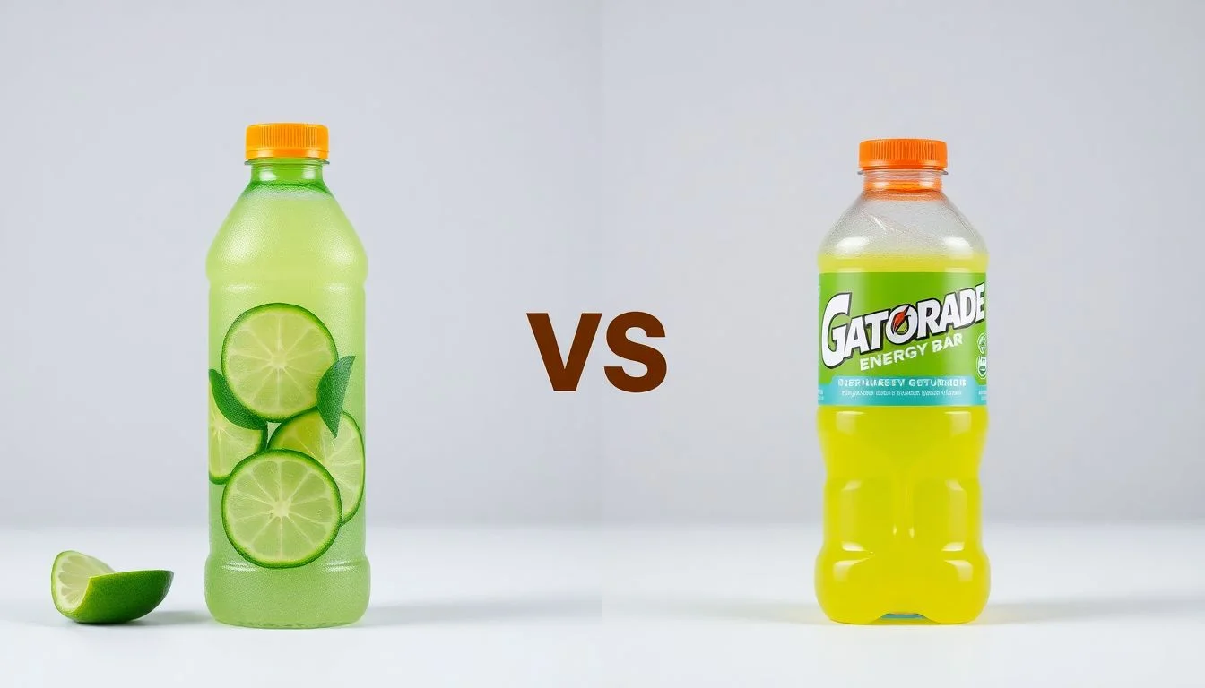 Lime Cucumber vs GATORADE ENERGY BAR PEANUT BUTTER 2.1 oz