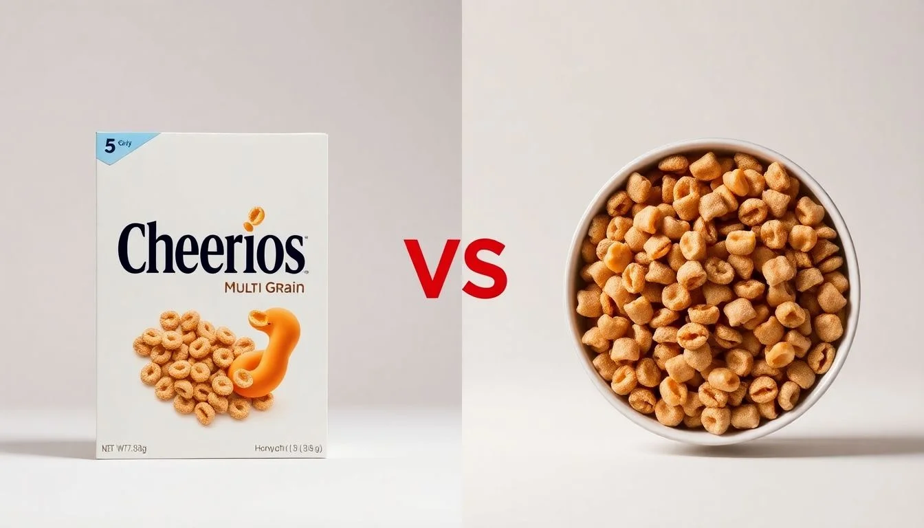 Multi Grain Cheerios vs Honey Nut Cheerios