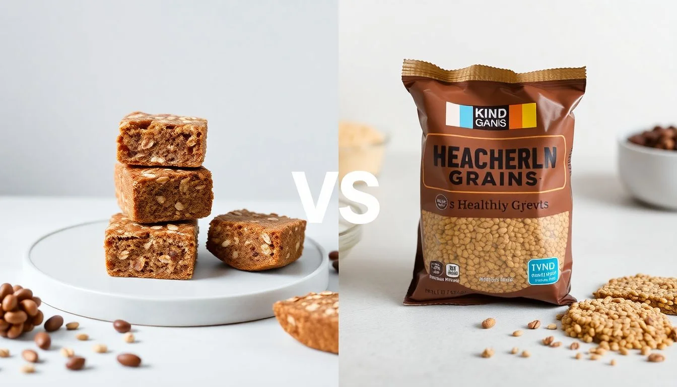 Oat Bakes vs Kind Healthy Grains Oats & Honey with Toasted Coconut