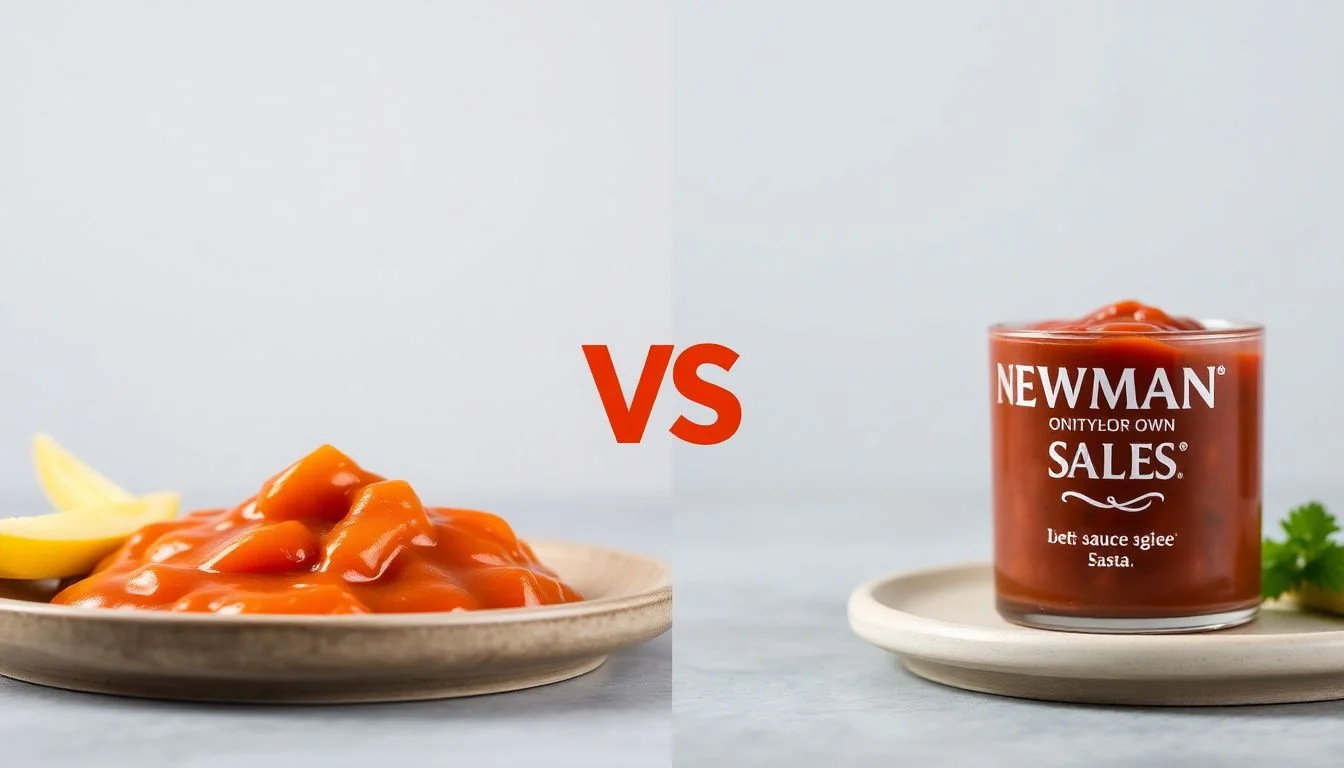 Orange Sauce Glaze with Ginger vs Newman's Own Chunky Medium Pineapple Salsa