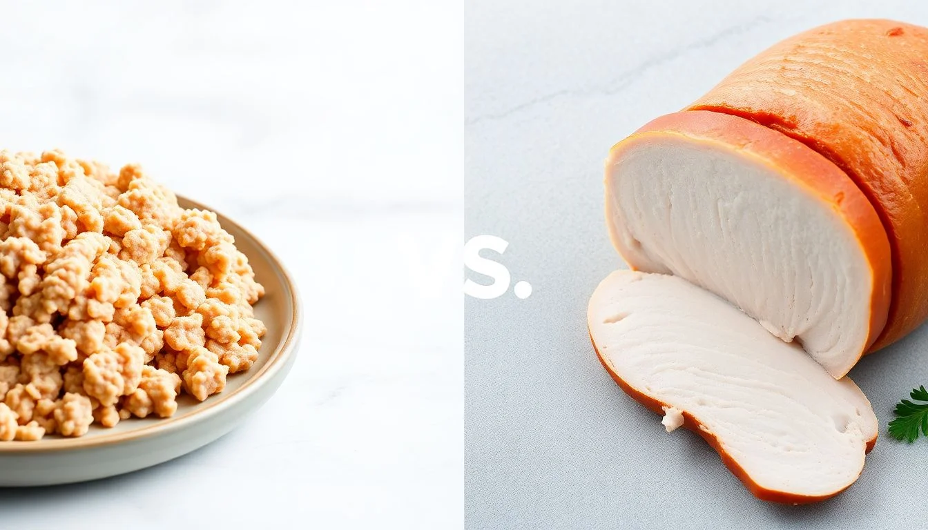 Organic Ground Turkey vs Turkey Breast with White Turkey Meat