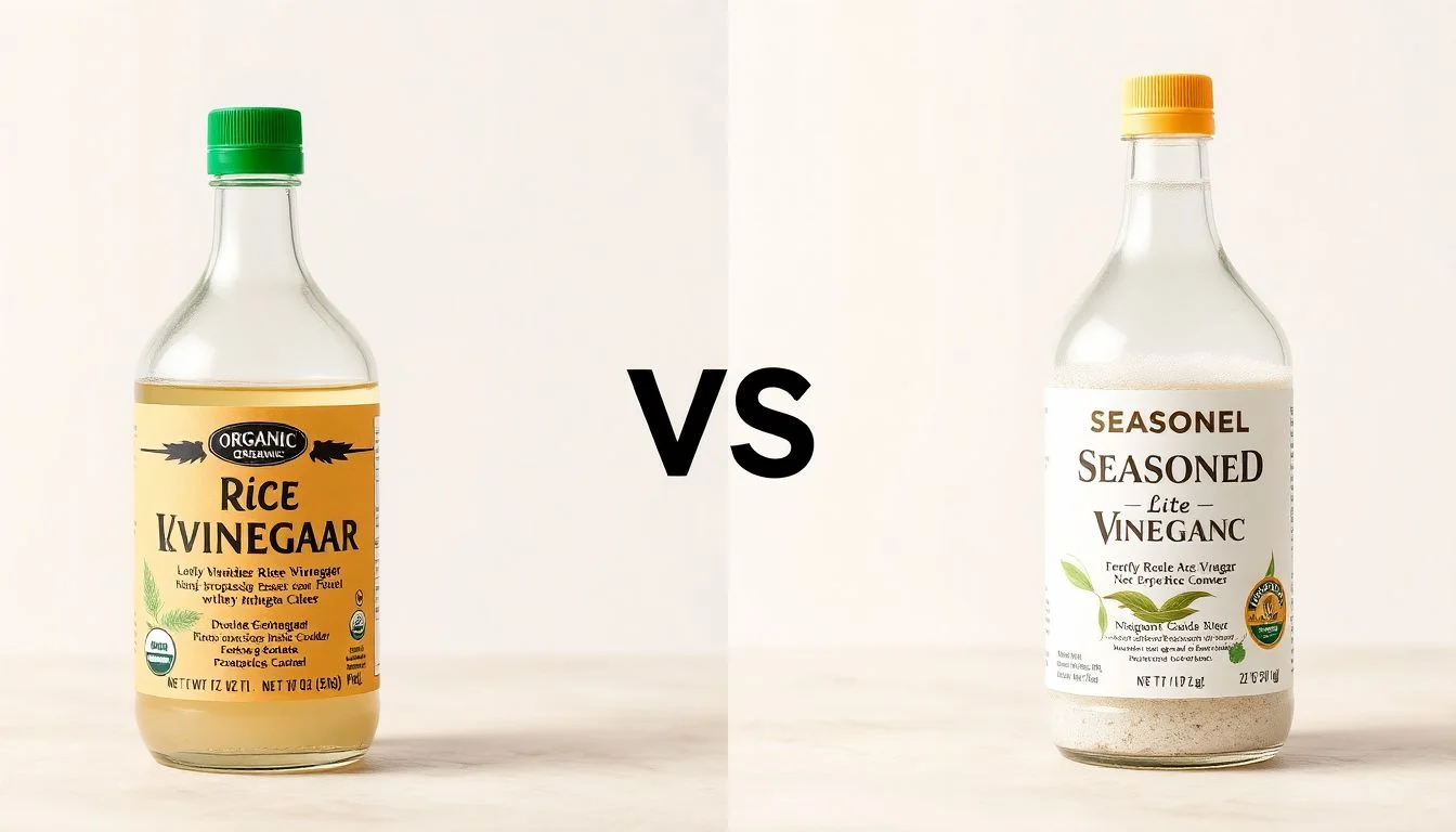 Organic Rice Vinegar vs Lite Seasoned Rice Vinegar