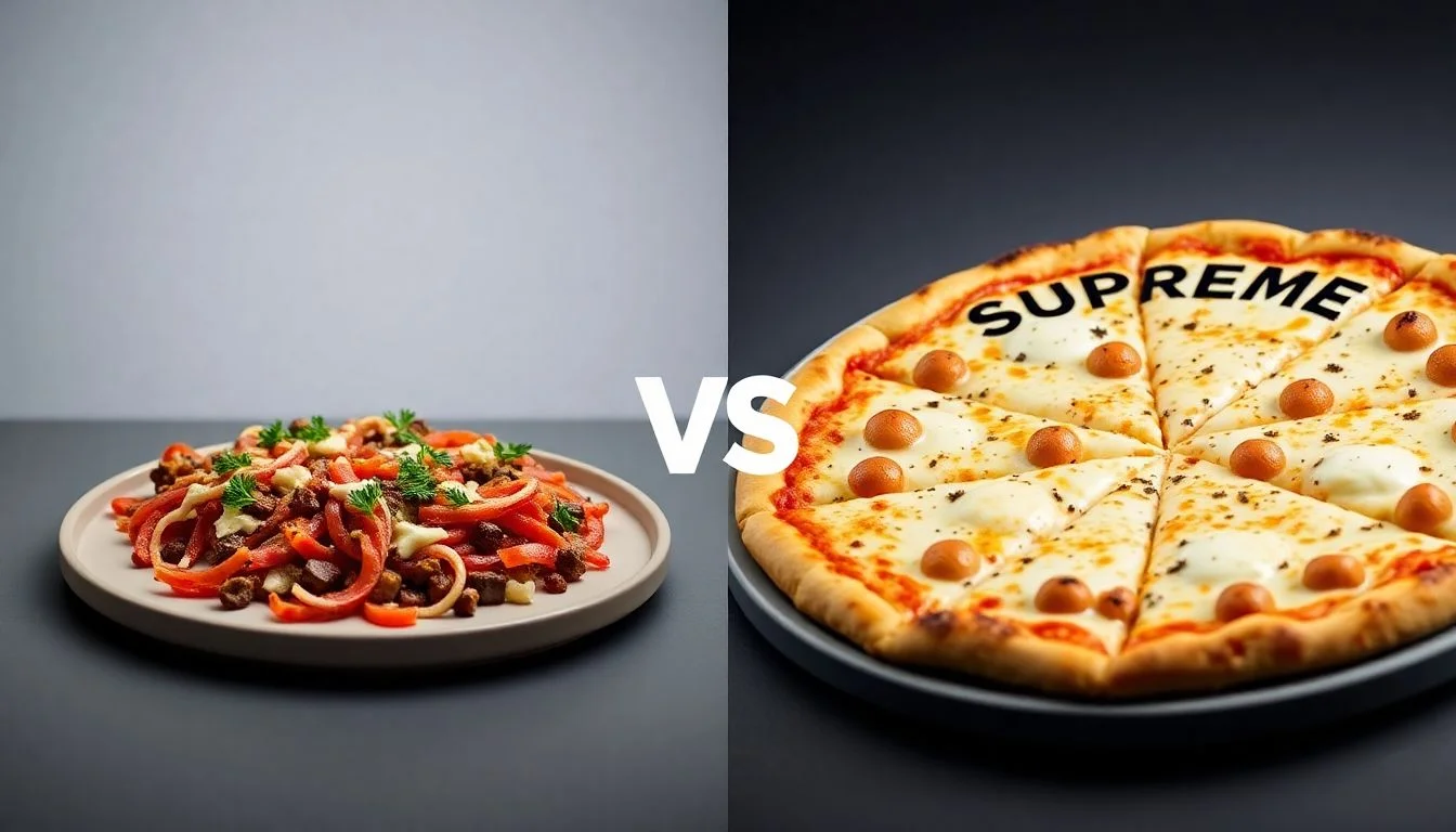 QUATTRO FORMAGGI vs Supreme Cauliflower Crust Pizza