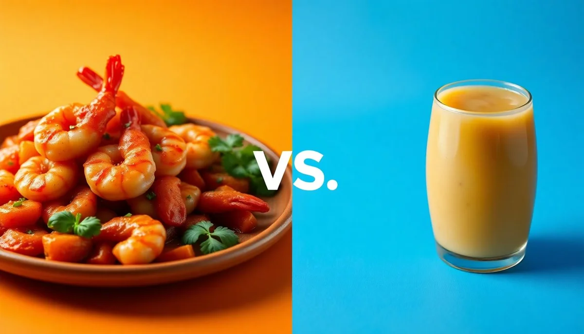 Shrimp Fajita vs Organic Apple Sauce