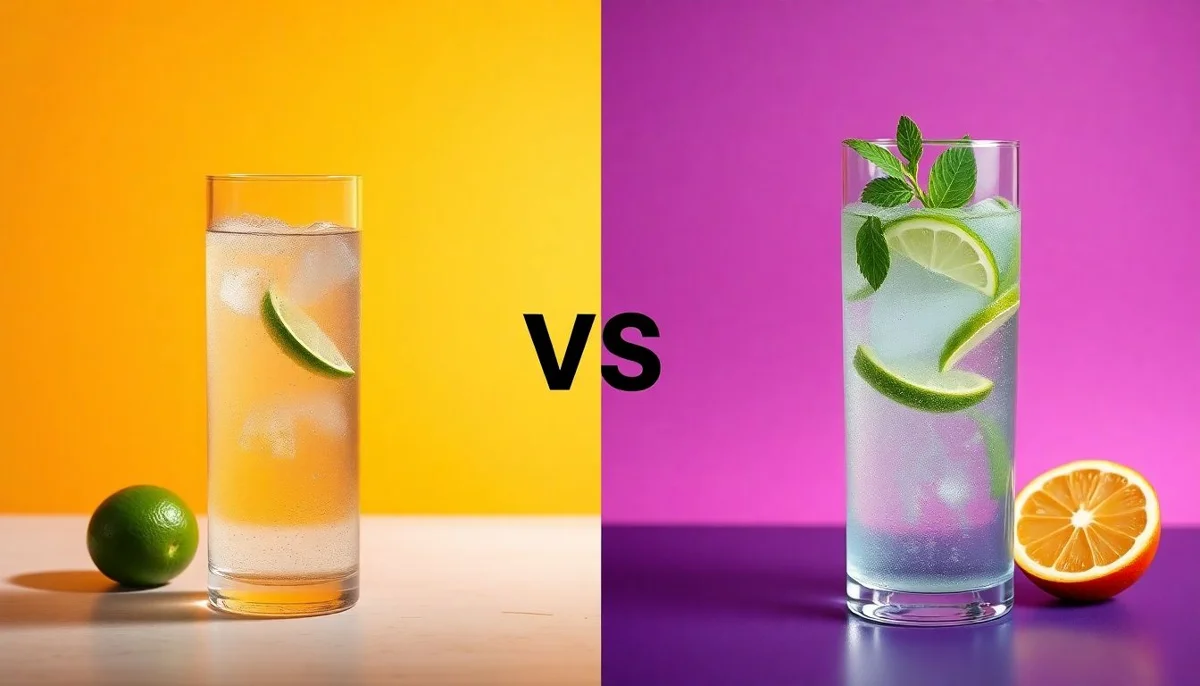 Sparkling Water vs Nutrient Enhanced Drink