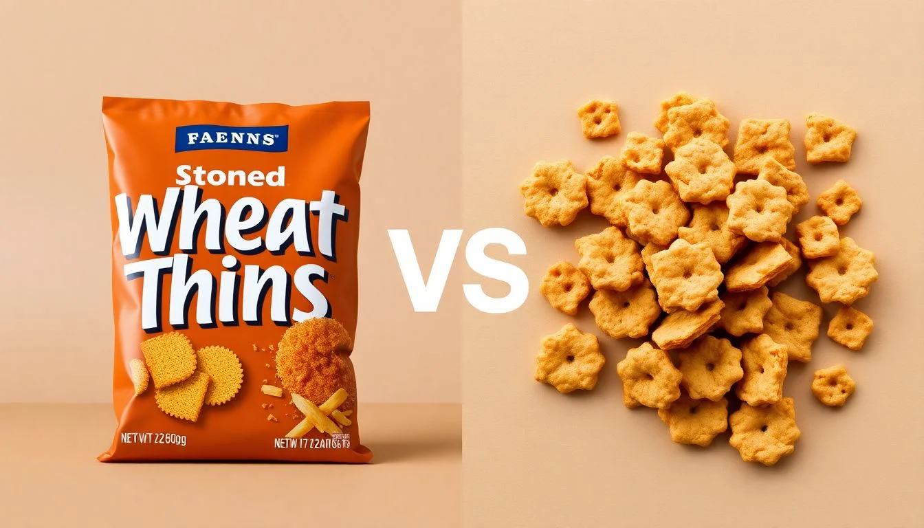 Stoned Wheat Thins vs Crispy Wheat Crackers
