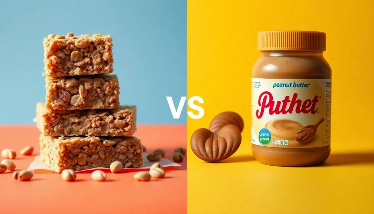 Granola Bars vs Peanut Butter Spread