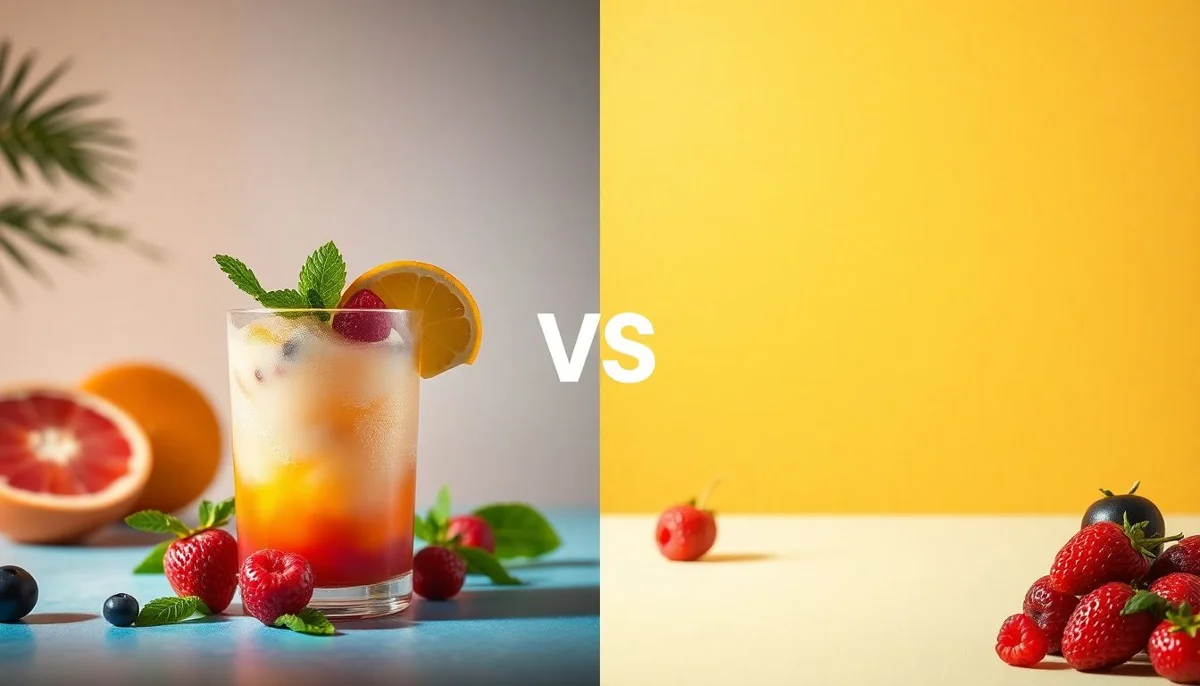 Tropical Blend vs Berry Harvest Comparison