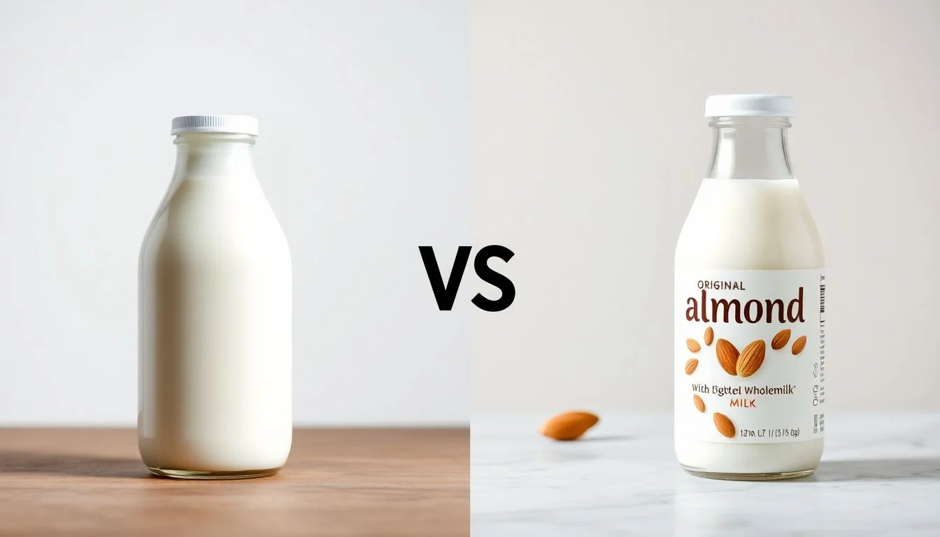 Whole Milk vs Original Almondmilk